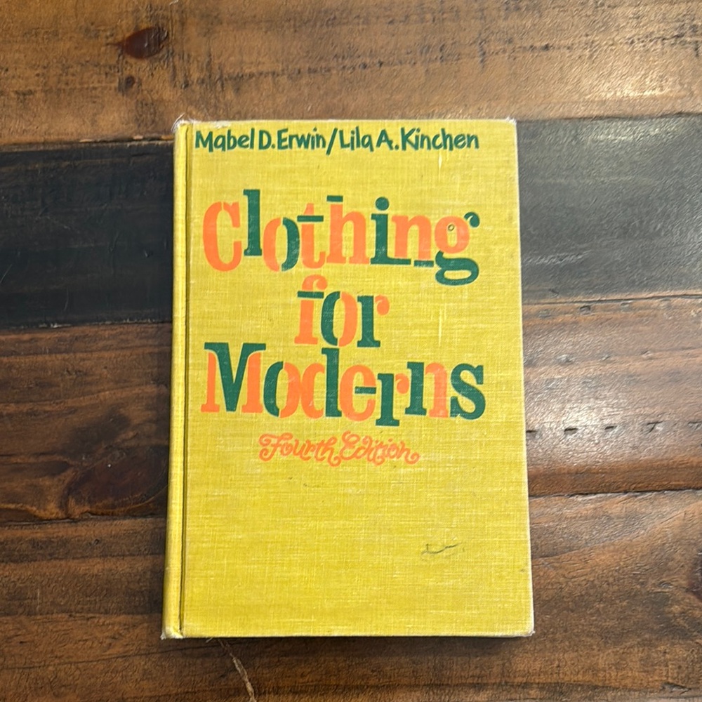 Yellow 'Clothing for Moderns' Book